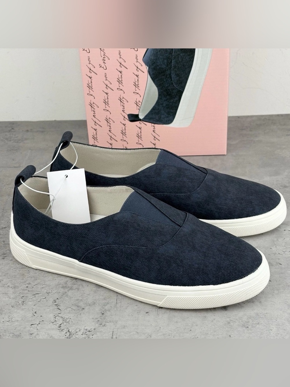 Kensie Women's Salia Slip-On Shoes, Navy, Size 10 New Slip In Comfort Shoes